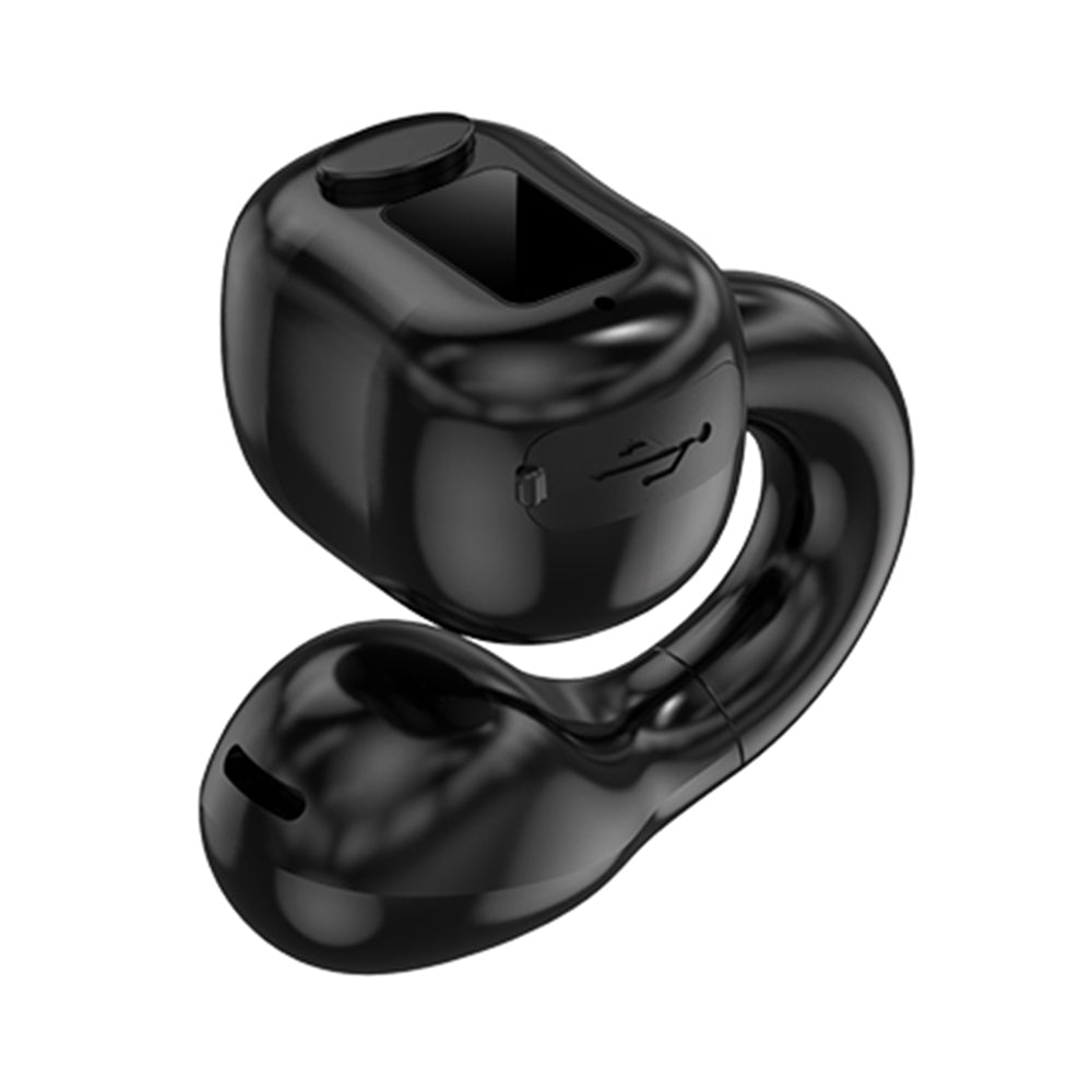 M10 Digital Display Clip-on Bluetooth Earphone HiFi Sound Single Ear Bendable Headphone M10 Digital Display Clip-on Bluetooth Earphone HiFi Sound Single Ear Bendable Headphone